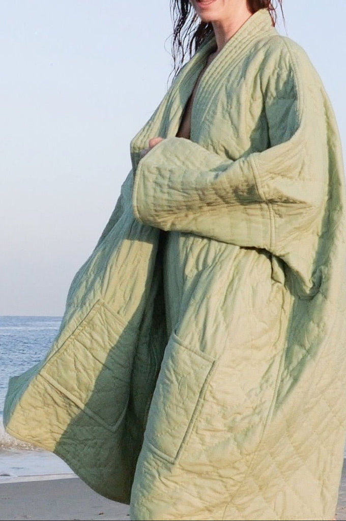 Hierophant Quilted Cotton Aura Coat - YEVA WORLD