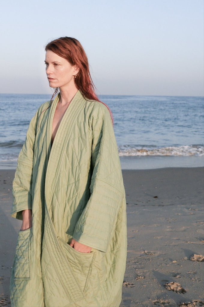 Hierophant Quilted Cotton Aura Coat - YEVA WORLD