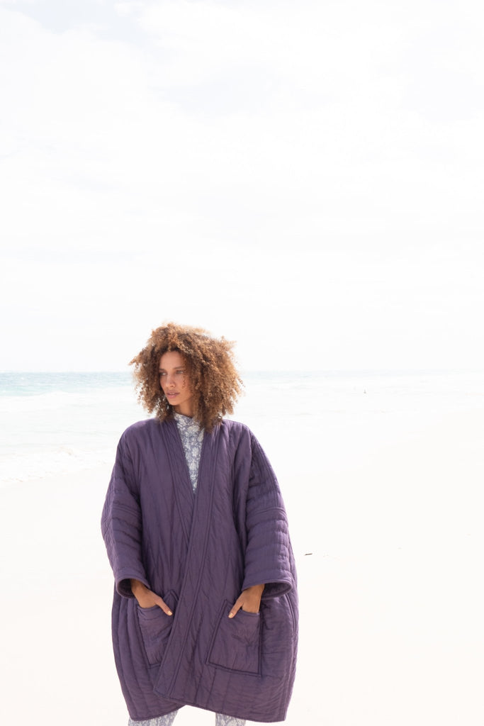Magician Quilted Cotton Aura Coat - YEVA WORLD