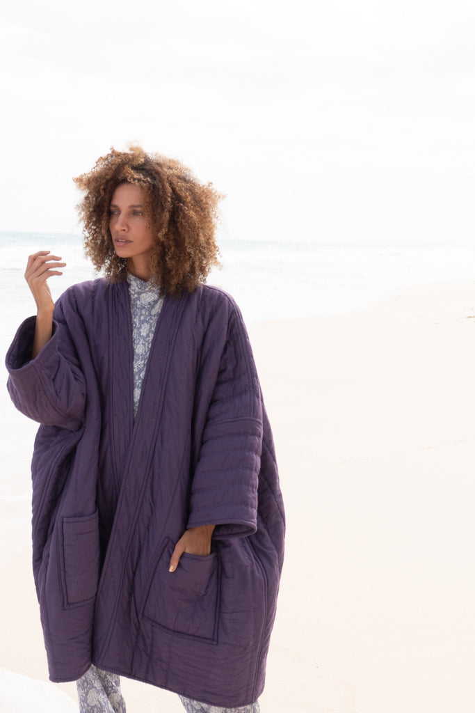 Magician Quilted Cotton Aura Coat - YEVA WORLD