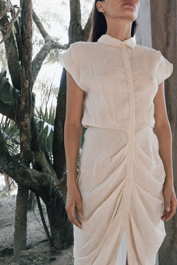 Organic Cotton Botan Dress - YEVA WORLD