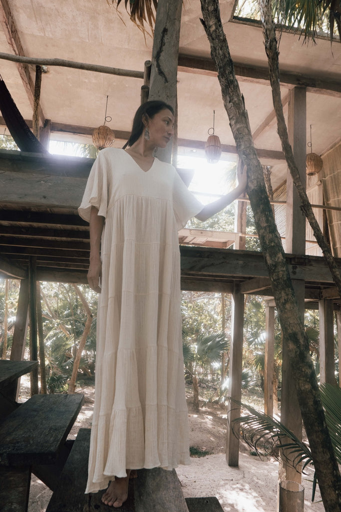 Organic Cotton Nina Dress - YEVA WORLD