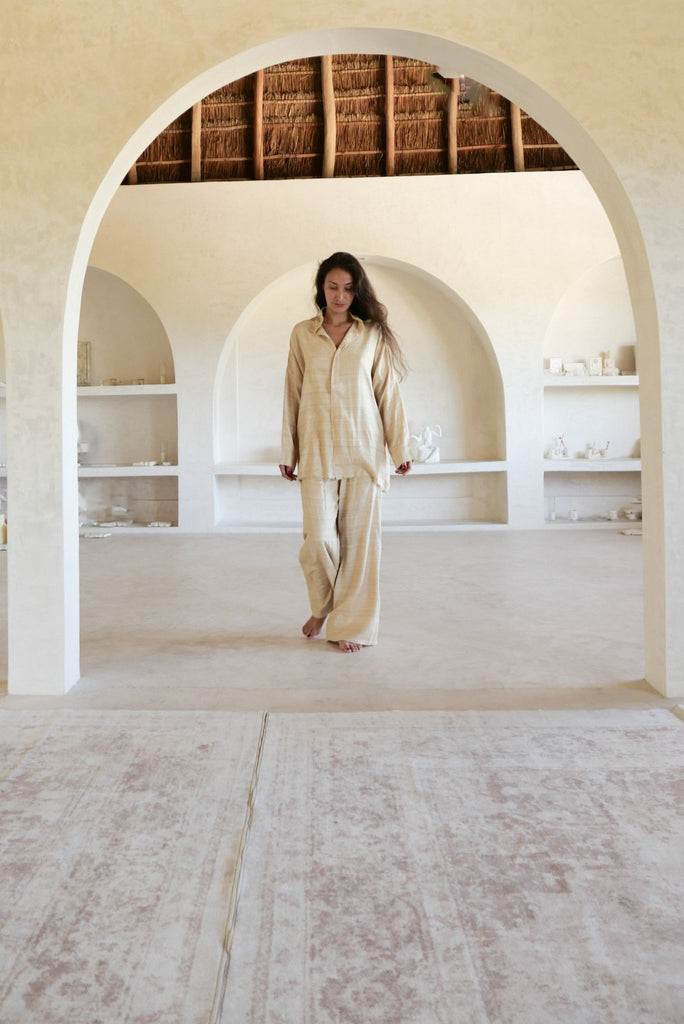 Raw Peace Silk Sunday Gold Set - YEVA WORLD