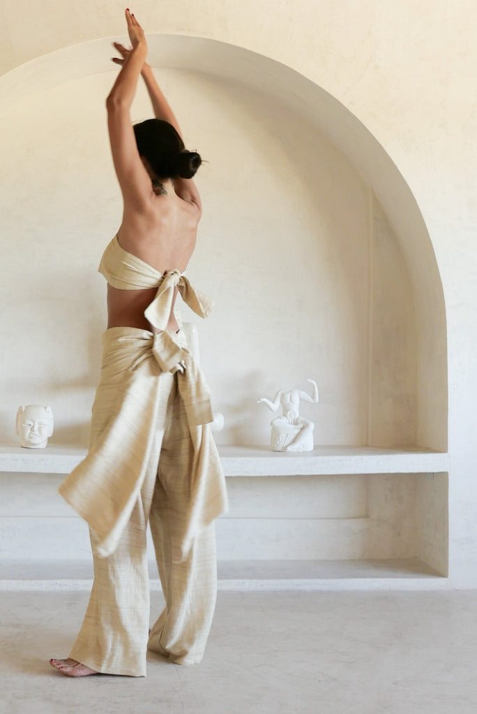 Raw Peace Silk Sunday Gold Set - YEVA WORLD